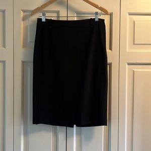 BC BG black, lined, A-line skirt.